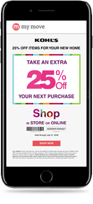 25% off email offer